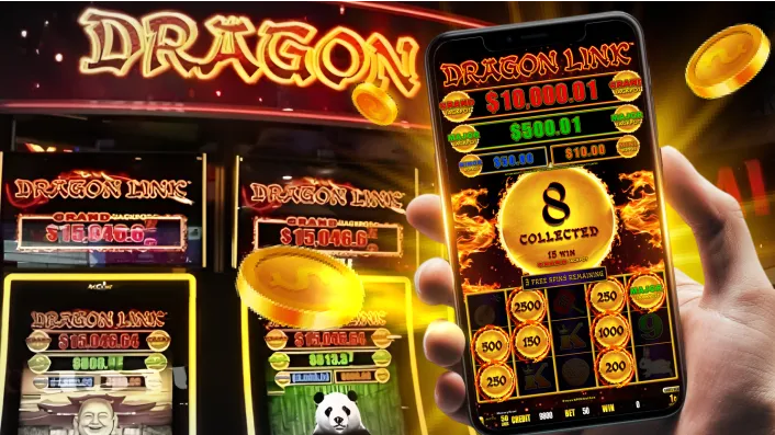 Player celebrating a big win on a slot machine